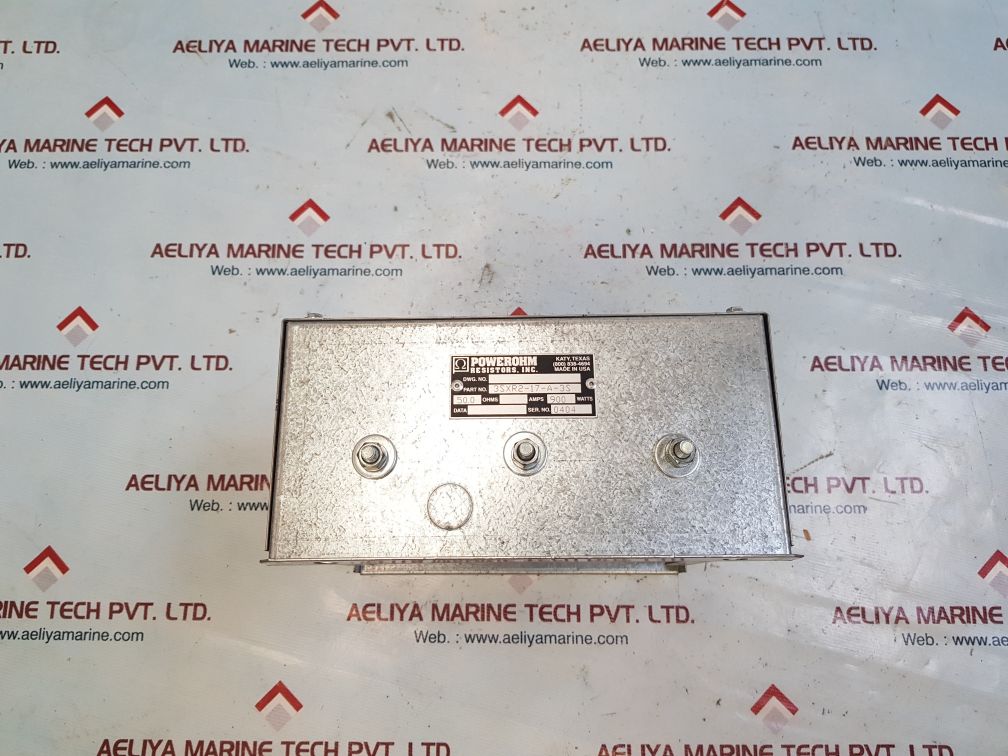 Powerohm resistors 3sxr2-17-a-3s