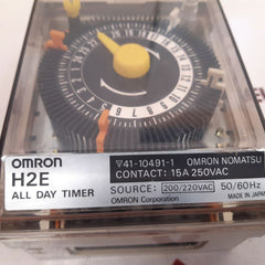 Omron h2e timer switch 200/220vac