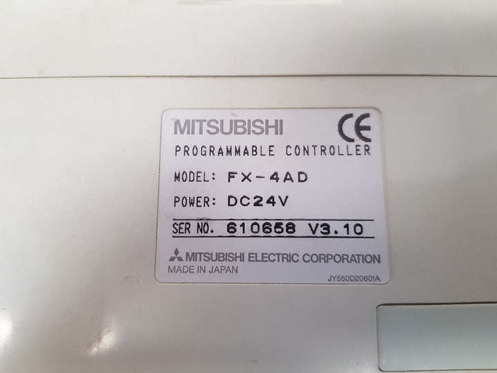 Mitsubishi fx-4ad programmable controller