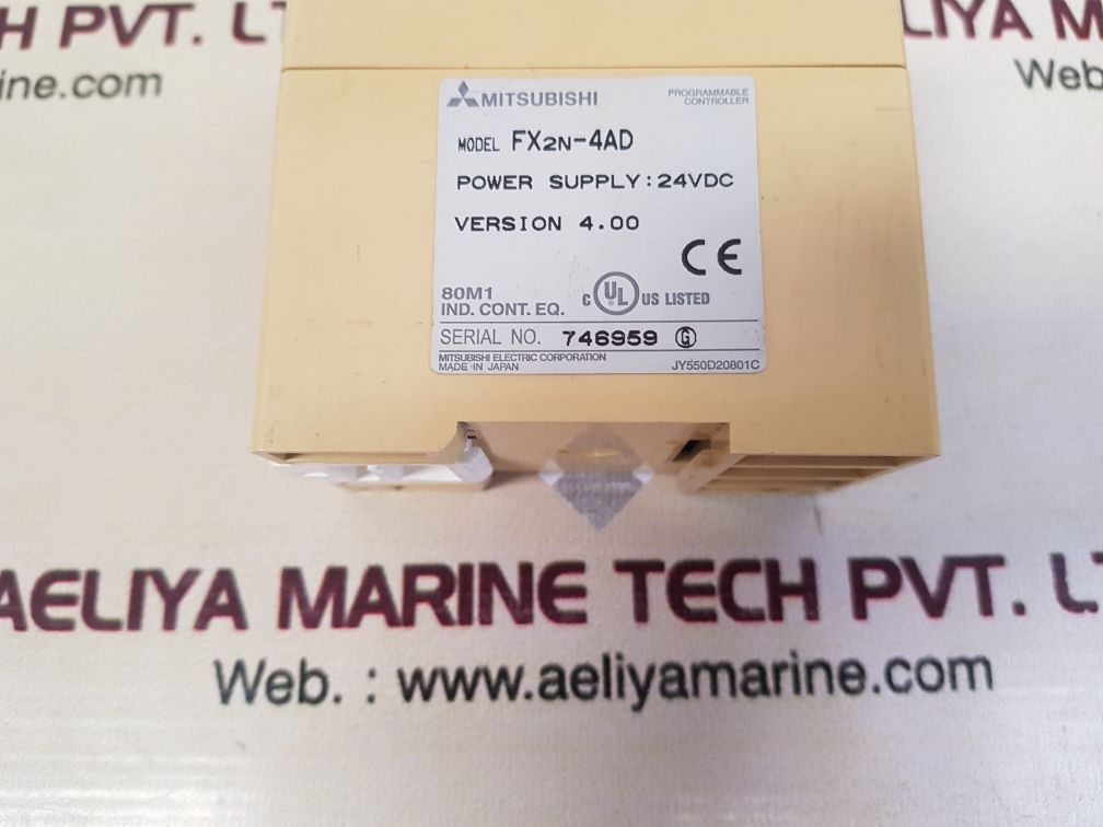 Mitsubishi fx2n-4ad programmable controller version:4.00