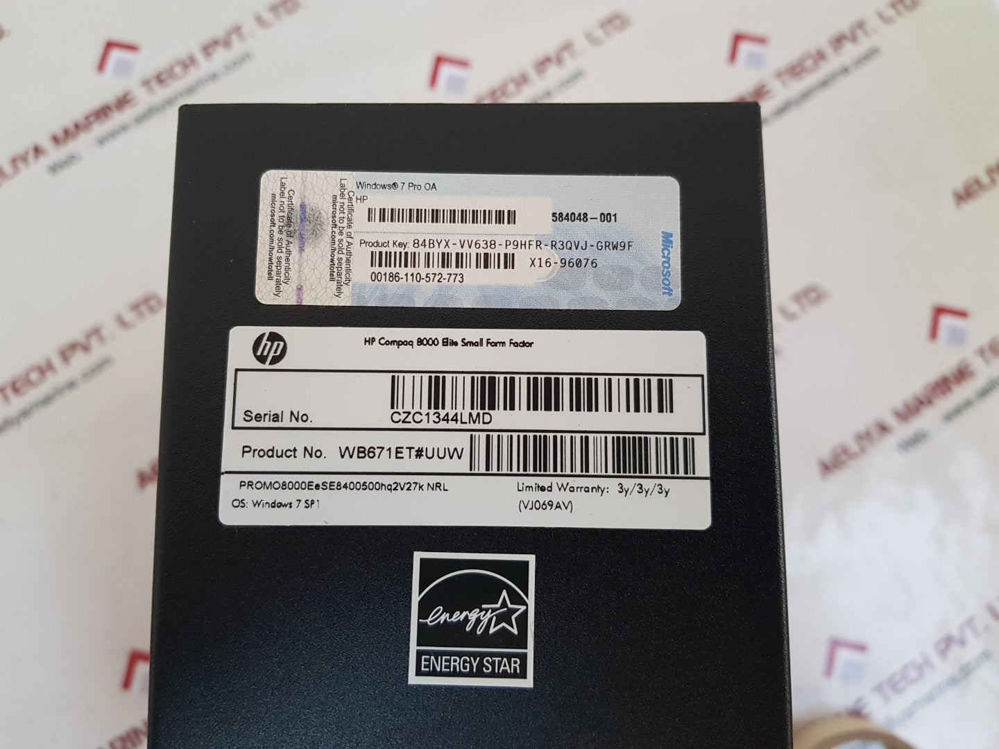 Hp compaq 8000 elite small form factor 