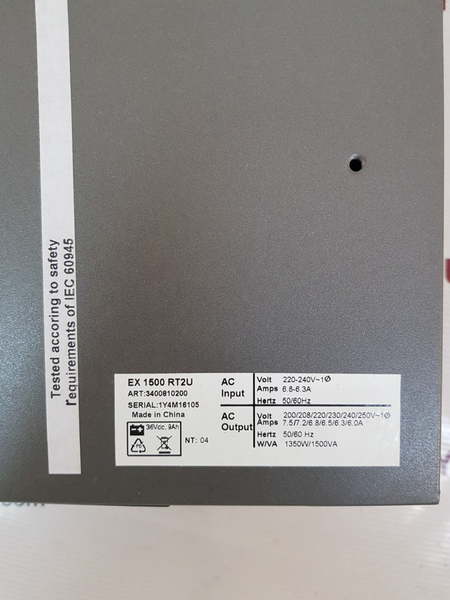 Eaton ex 1500 rt2u power supply 3400810200