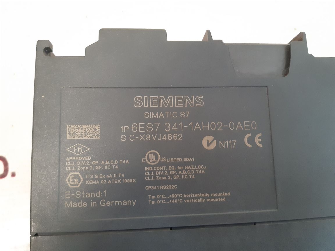 Siemens 6es7 341-1ah02-0ae0 communication processor 