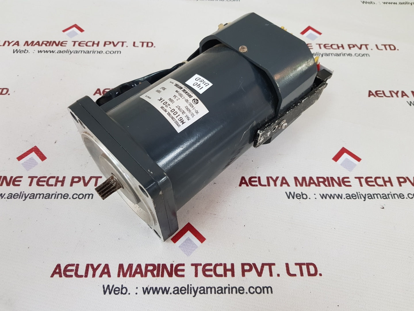 Oriental m6100-201k speed control motor 100w 100v 