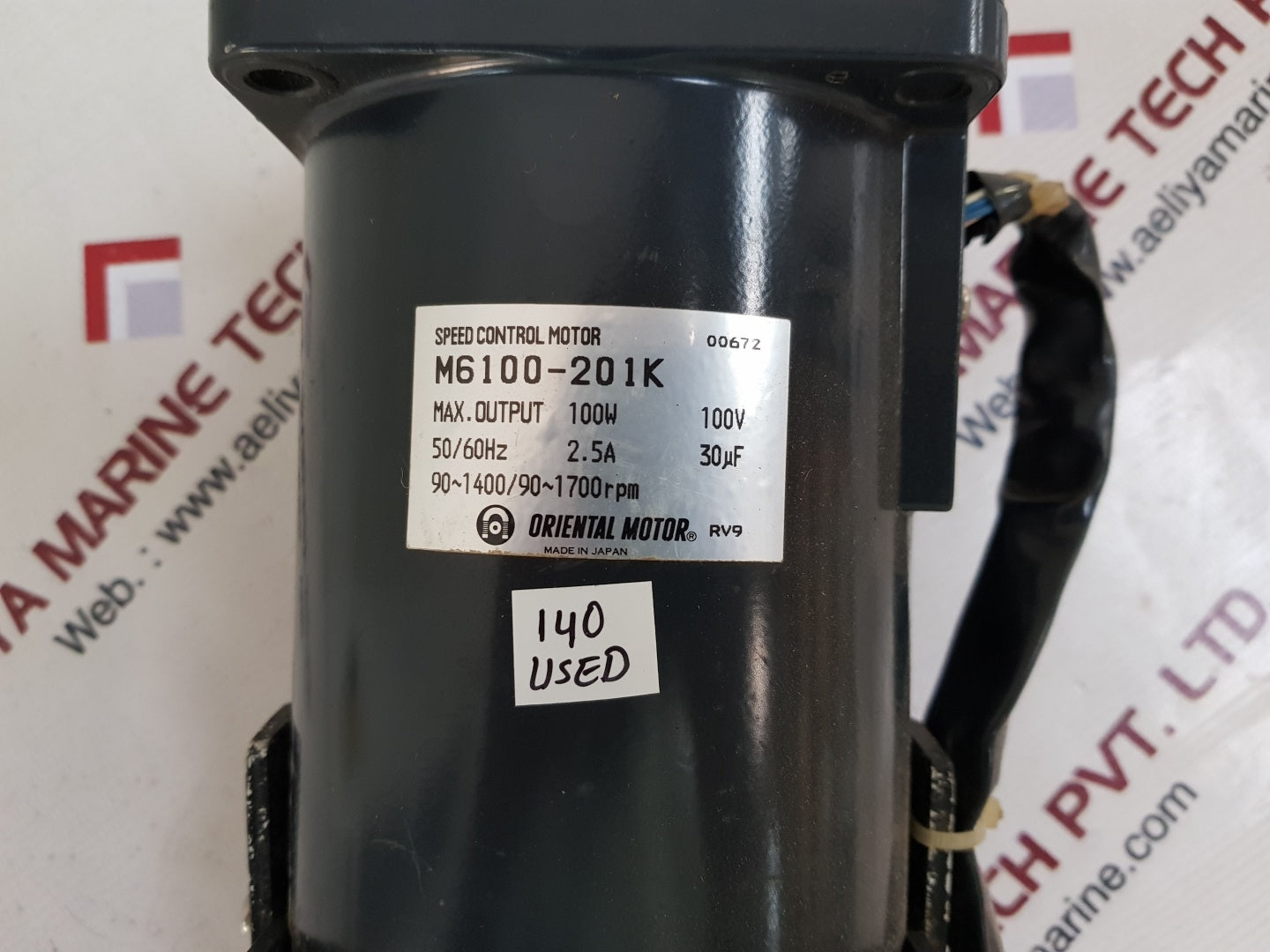Oriental m6100-201k speed control motor 100w 100v 
