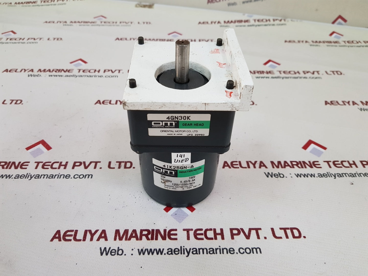 Oriental motor 4ik25gn-a induction motor with 4gn30k gear head