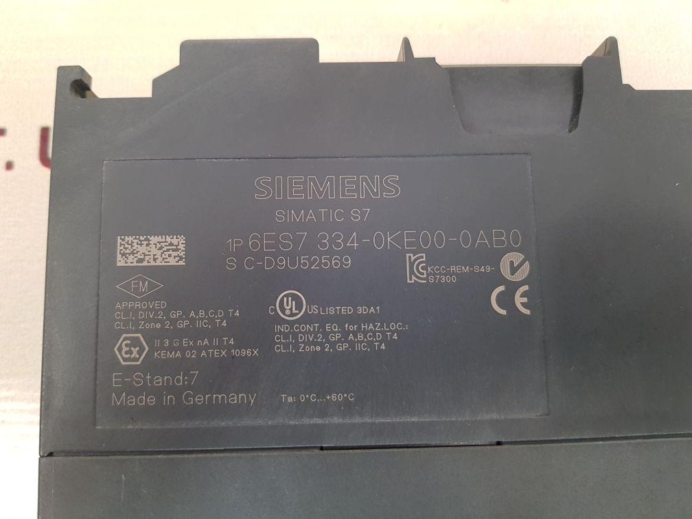 Siemens 6es7 334-0ke00-0ab0 analog module
