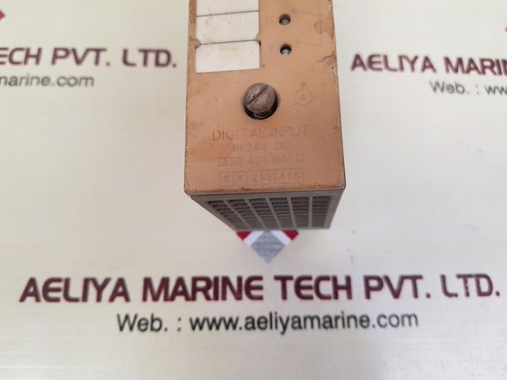 Siemens 6es5 421-8ma12 digital input module used