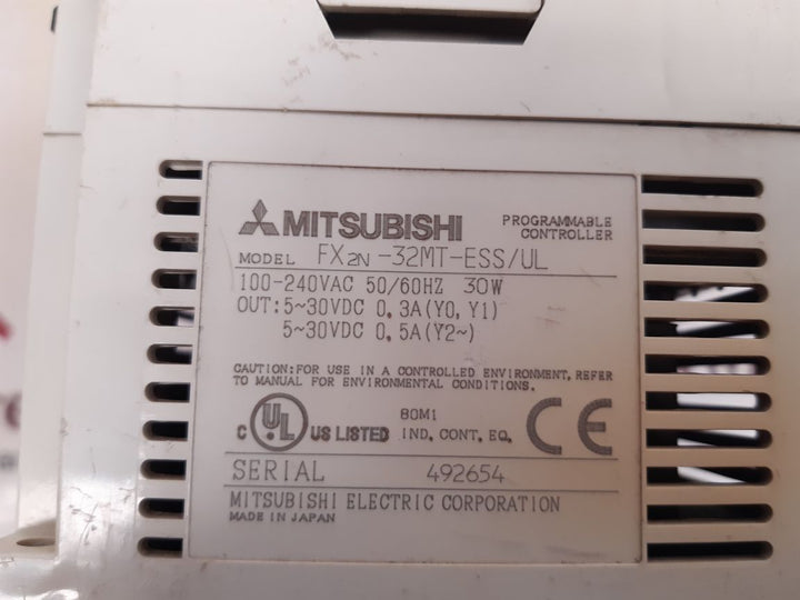 Mitsubishi melsec fx2n-32mt-ess/ul transistor unit