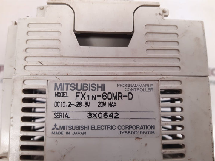 Mitsubishi melsec fx1n-60mr-d programmable controller