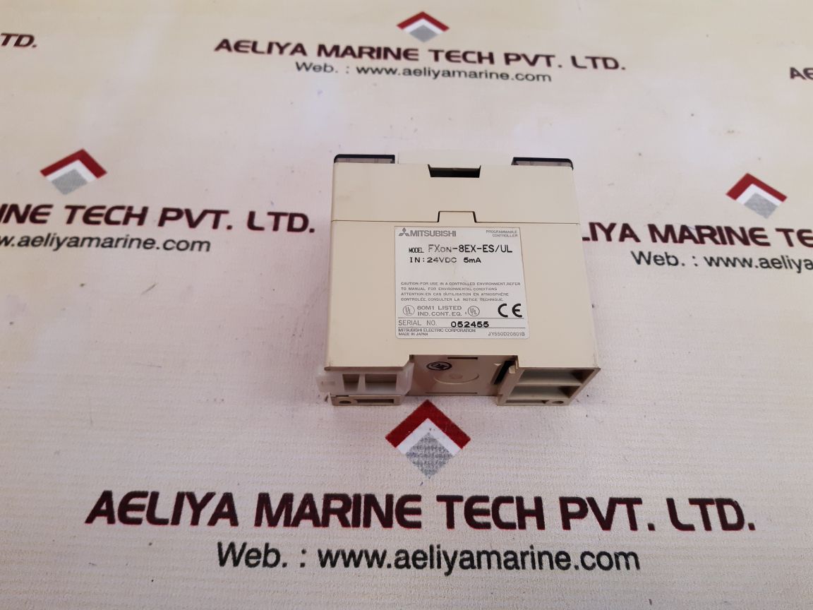 Mitsubishi fxon-8ex-es/ul programmable controller 24vdc 5ma