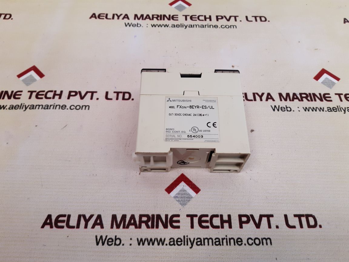 Mitsubishi fxon-8eyr-es/ul programmable controller 