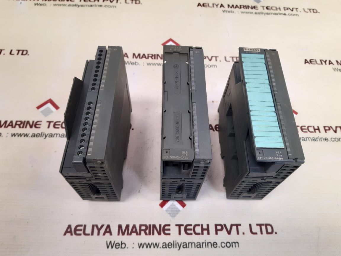 Siemens simatic s7 6es7 331-7kb02-0ab0 analog input module e-stand: 5