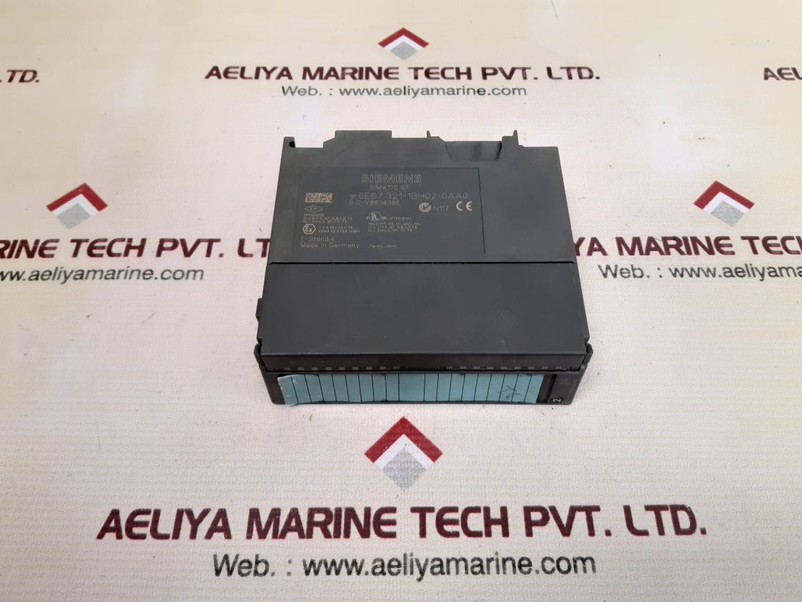 Siemens simatic s7 6es7 321-1bh02-0aa0 input module e-stand:4