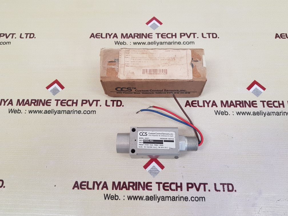 Custom control sensors 690p1 pressure switch