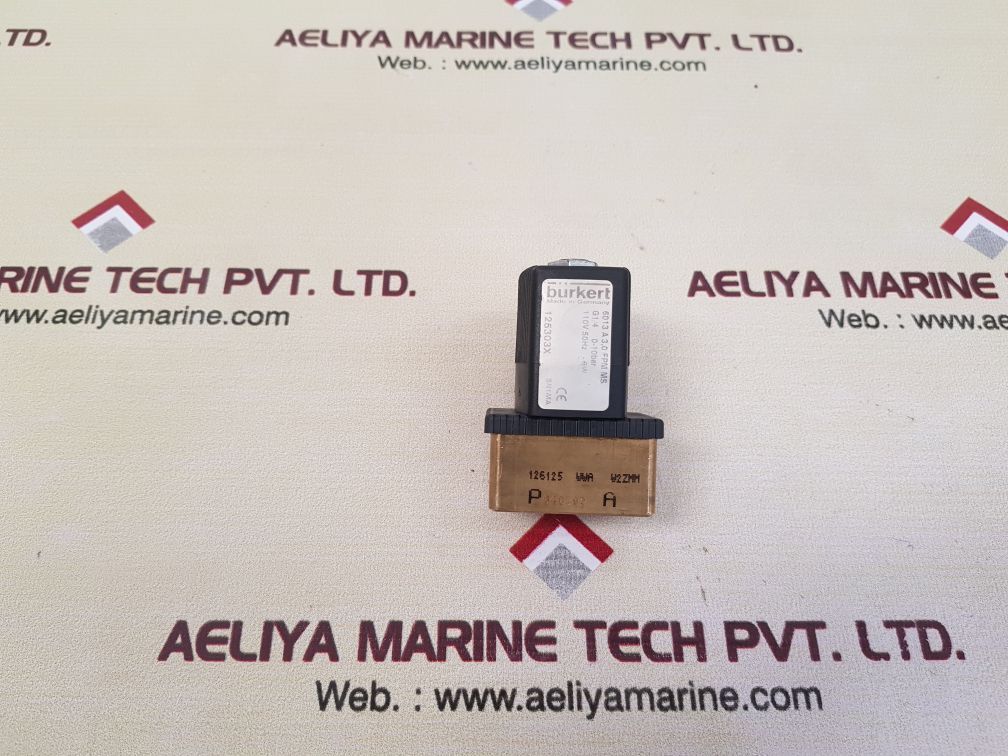 Burkert 6013 a3,0 fpm ms solenoid valve 125303x