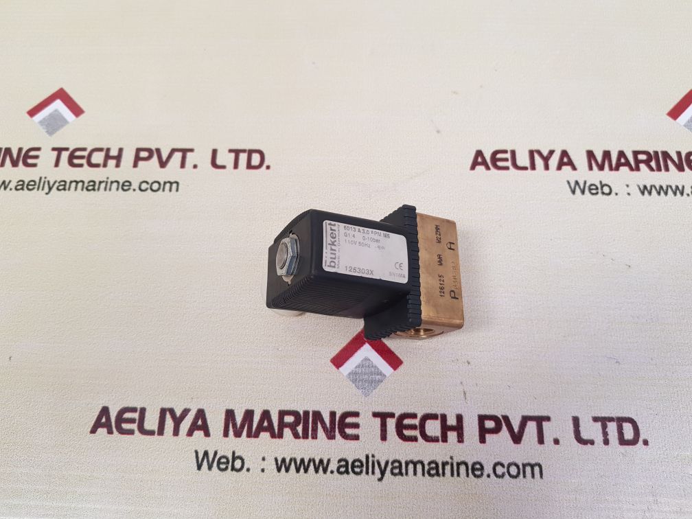 Burkert 6013 a3,0 fpm ms solenoid valve 125303x