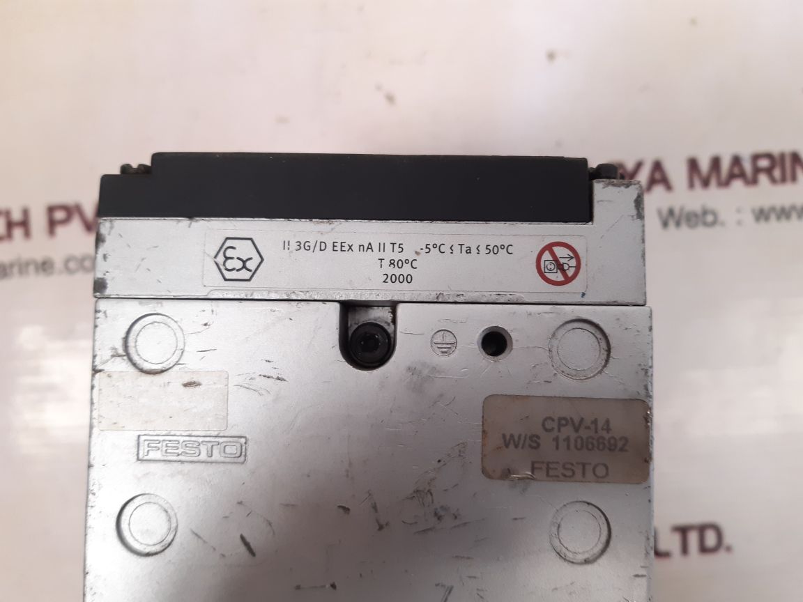 Festo cpv-14-ge-mp-6 valve terminal cpv14-vi-p6-1/8-b