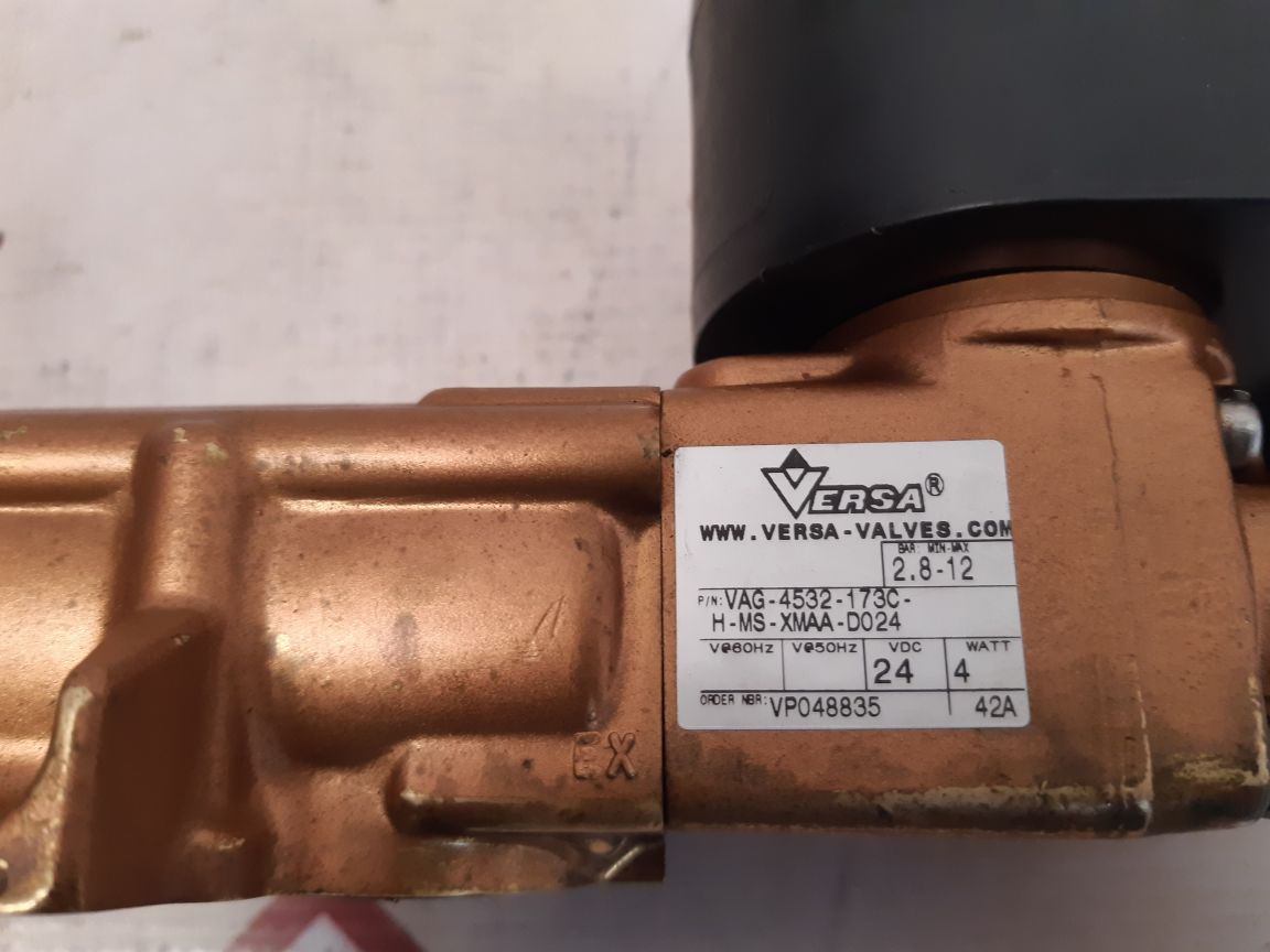 Versa vag-4532-173c-h-ms-xmaa-d024 pneumatic directional valve used