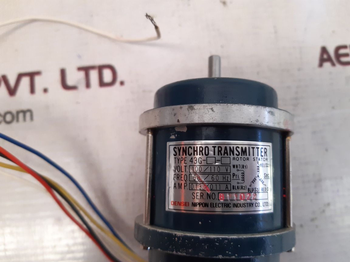 Densei nippon 43g synchro transmitter 0.13/0.11 a