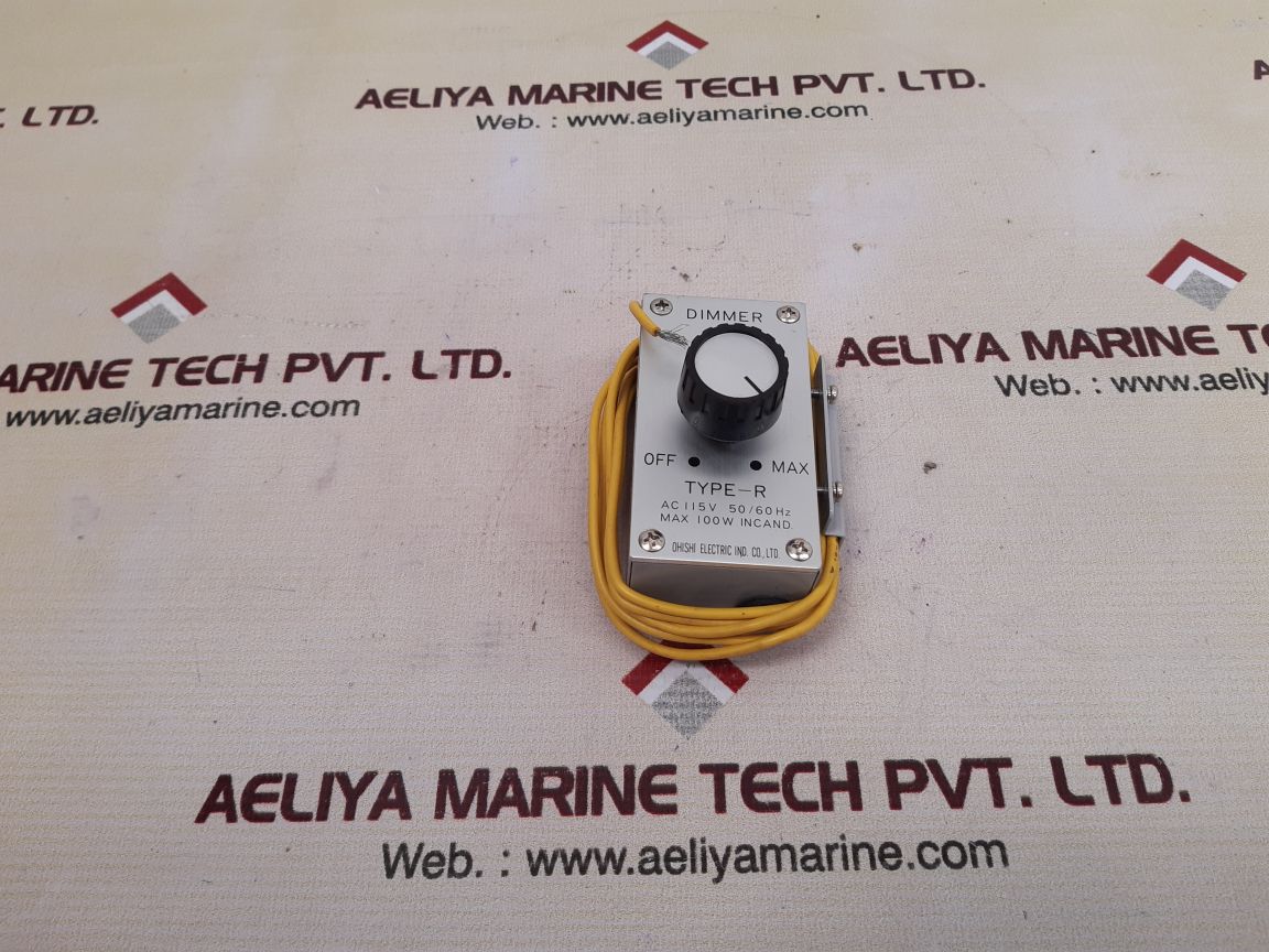 Ohishi electric type-r dimmer ac 115v 50/60 hz