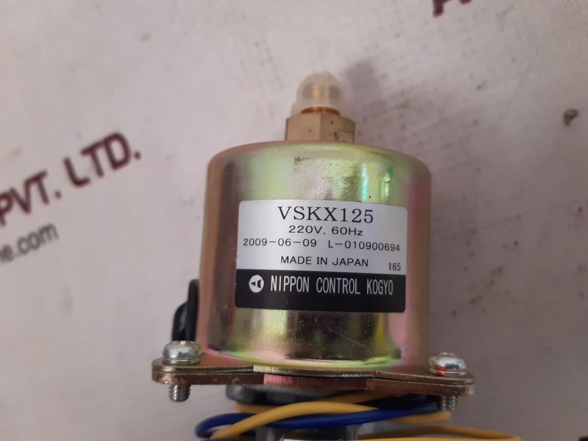 Nippon control kogyo vskx125 solenoid pump 220v 60hz 