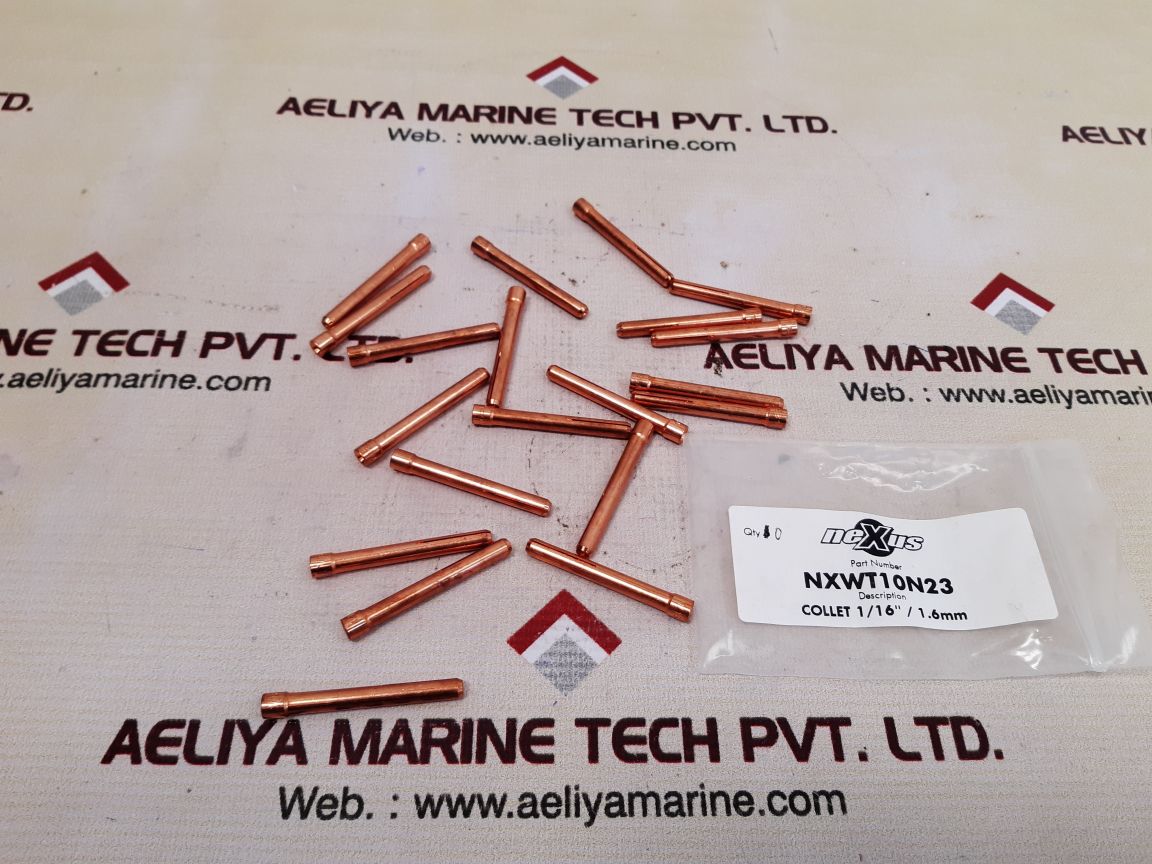 Set of 10x Nexus nxwt10n23 collet 1/16”/1.6mm 