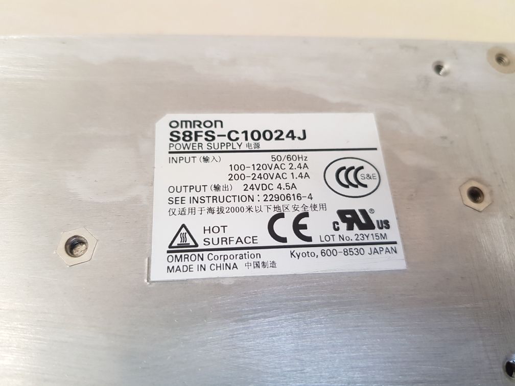 Omron s8fs-c10024j switching power supply