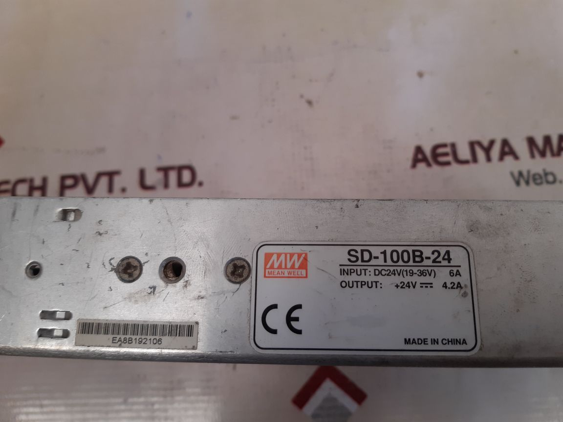 Mean well sd-100b-24 power supply