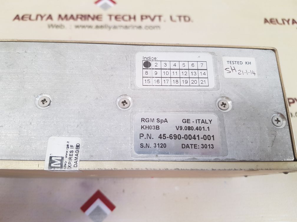 Rgm spa 45-690-0041-001 power supply v9.080.401.1