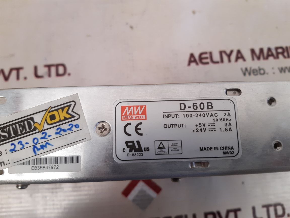 Mean well d-60b switching power supply