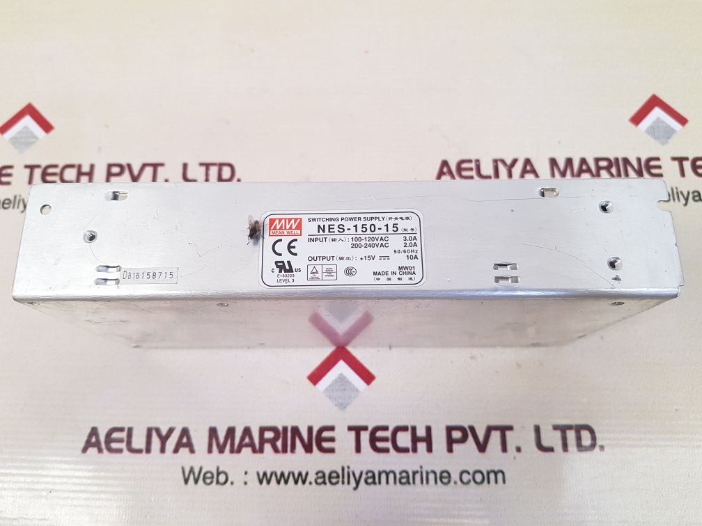 Mean well nes-150-15 switching power supply