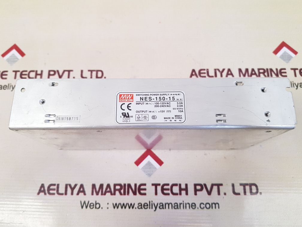 Mean well nes-150-15 switching power supply