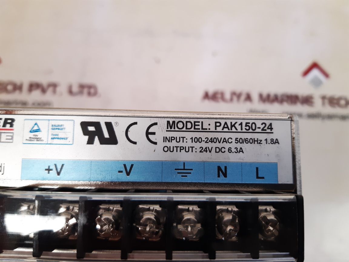 Power solve pak150-24 power supply