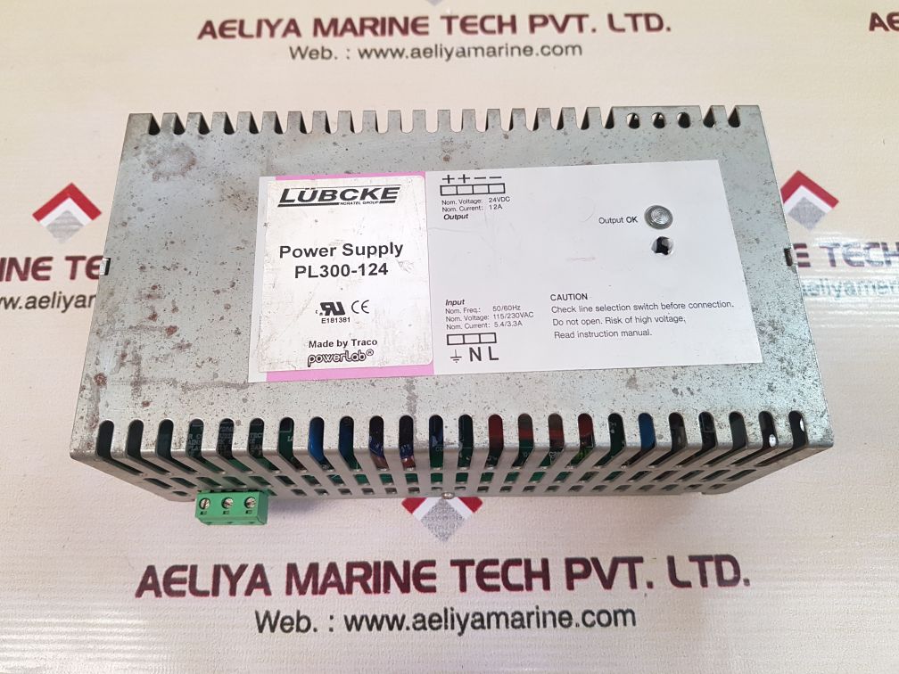 Traco power tis300-124 rail power supply Used 