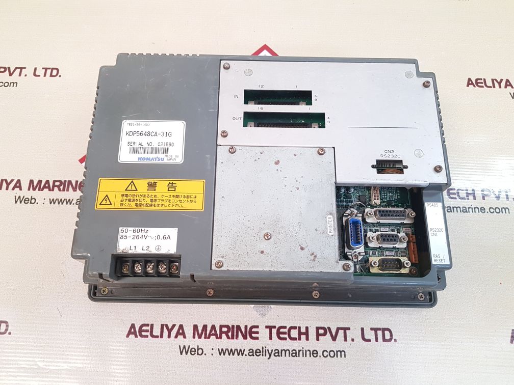 Komatsu kdp5648ca-31g operator interface panel 