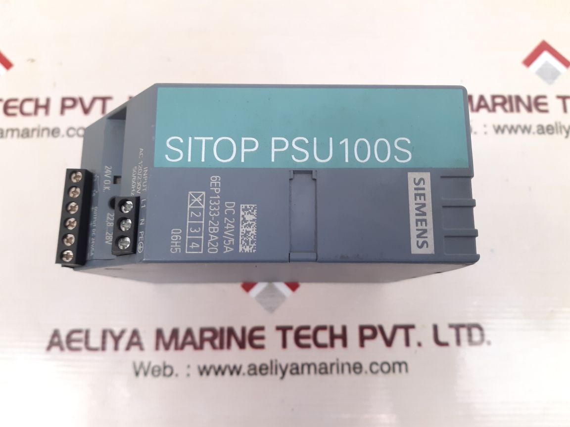 Siemens 6ep 1333-2ba20 sitop psu100s power supply