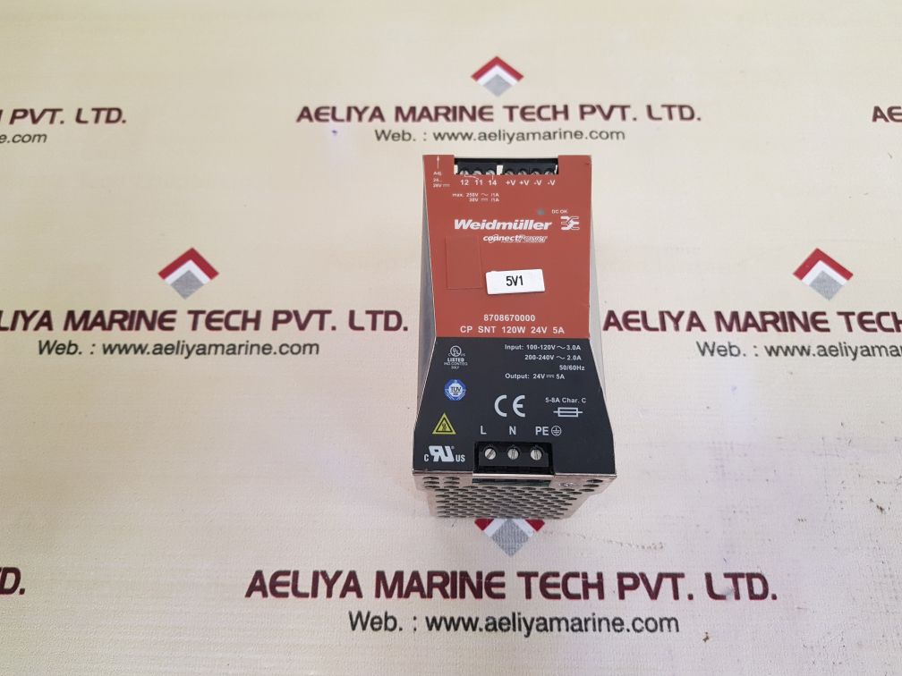 Weidmuller 8708670000 connect power supply