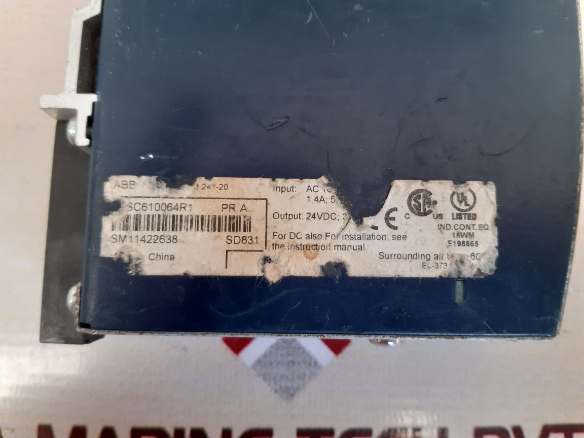 Abb sd831 power supply