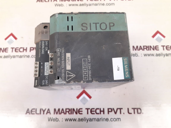 Siemens 6ep1 334-3ba00 power supply used