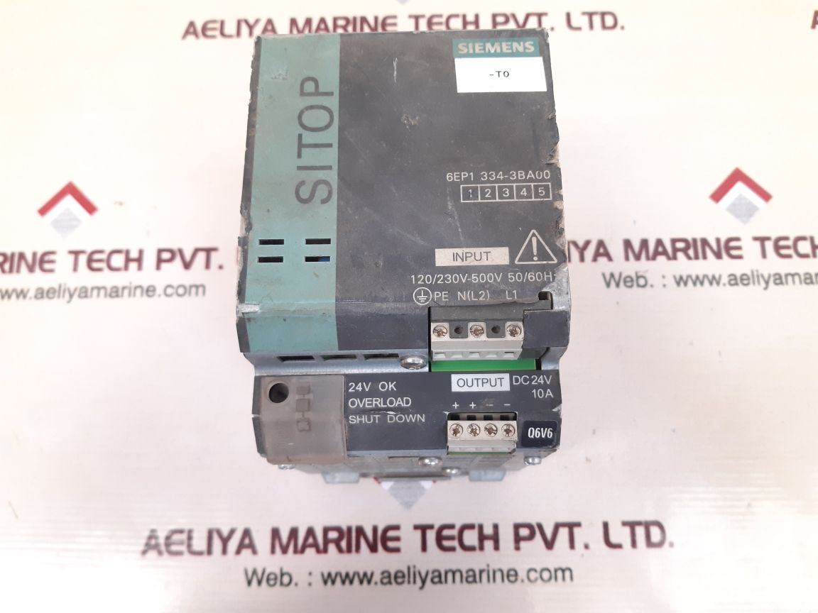Siemens 6ep1 334-3ba00 power supply used