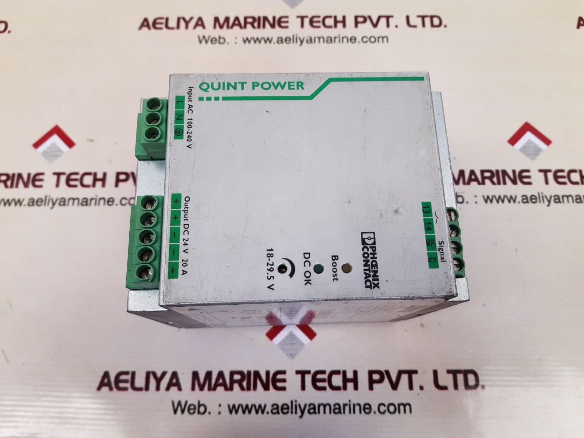 Phoenix contact quint-ps/1ac/24dc/20 power supply