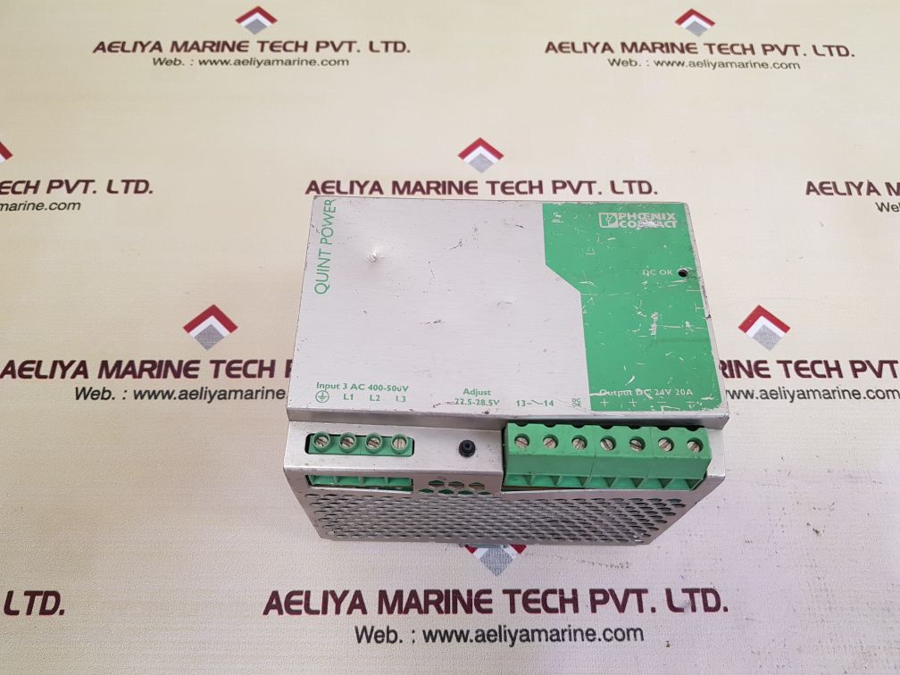 Phoenix contact quint-ps-3x400-500ac/24dc/20 power supply