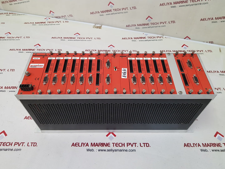 Promicon systems sbr-2x9 rack with card pcq-4,dio-6,sdc-2,cpu 
