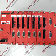 Promicon systems sbr-2x9 rack with card pcq-4,dio-6,sdc-2,cpu 
