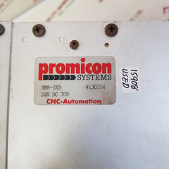 Promicon systems sbr-2x9 rack with card pcq-4,dio-6,sdc-2,cpu 