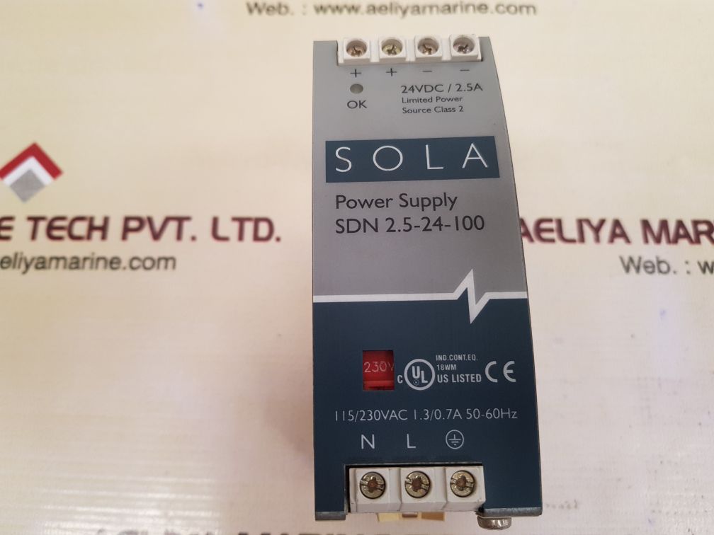 Sola sdn 2.5-24-100 power supply