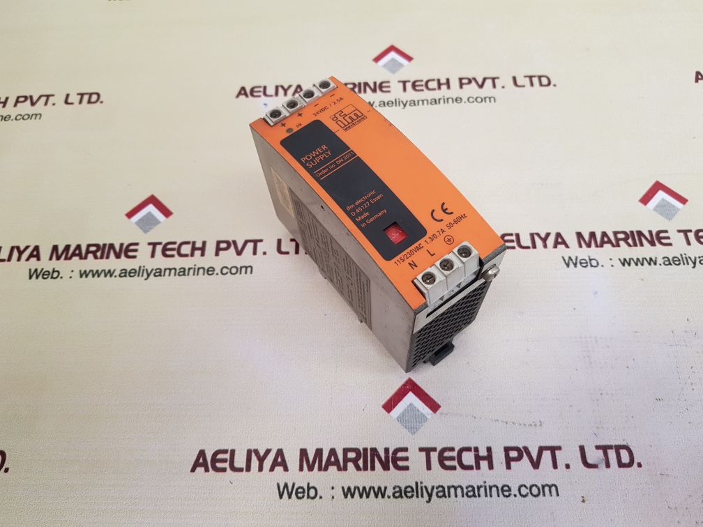 Ifm sl2.502 dn 2011 24vdc/2.5a power supply