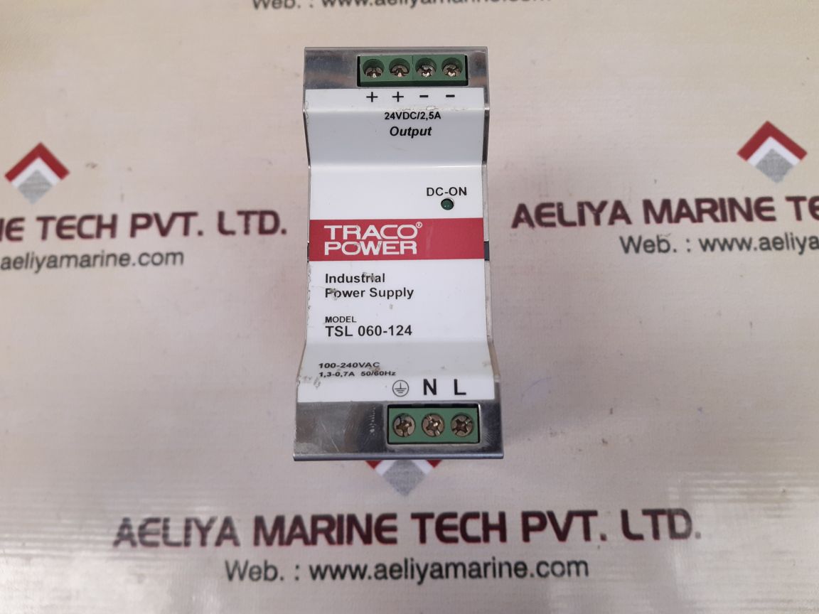 Traco Power Tsl 060-124 Industrial Power Supply 100-240Vac E0310 338