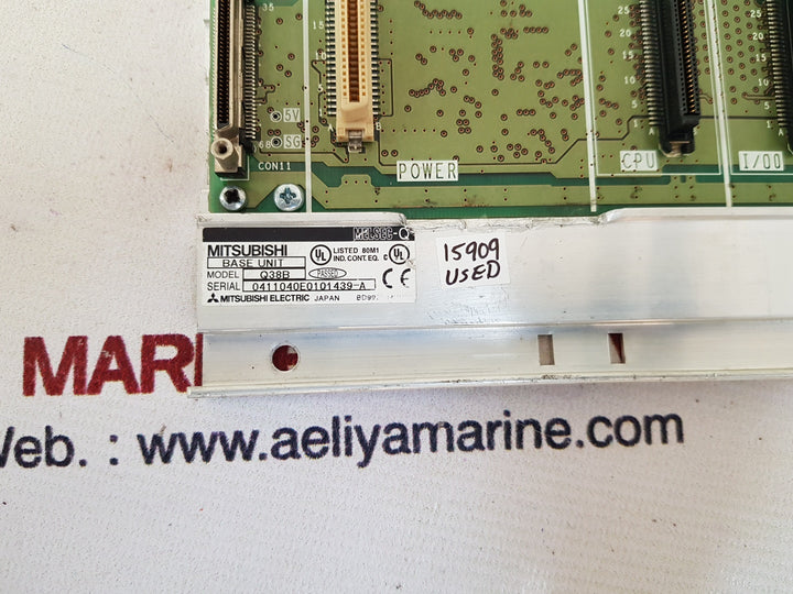 Mitsubishi melsec-q q38b base unit